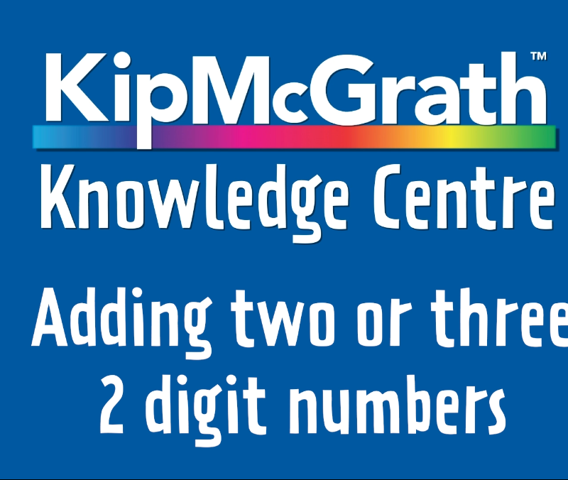 Adding two or three 2 digit numbers